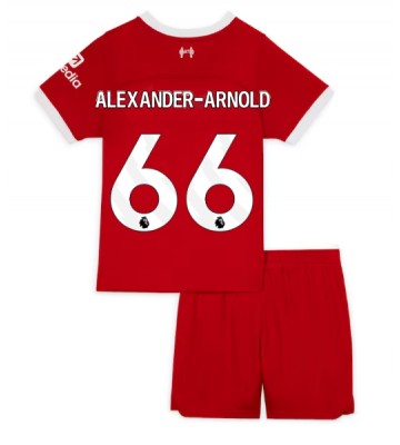 Maillot de foot Liverpool Alexander-Arnold #66 Domicile enfant 2023-24 Manches Courte (+ pantalon court)